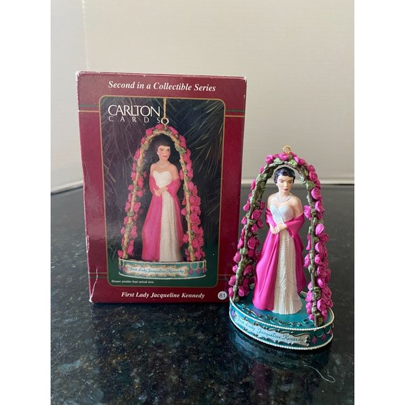 Heirloom Carlton Cards First Lady Jacqueline Kennedy Ornament,  2nd in Collectio - Picture 1 of 9